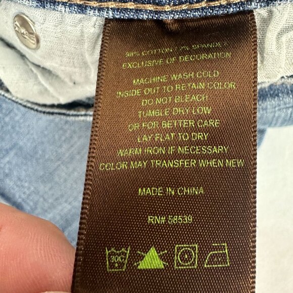 Kut From The Kloth Womens Denim Bermuda Shorts Size 2 Blue Cotton Blend Mid-Rise - Picture 6 of 7